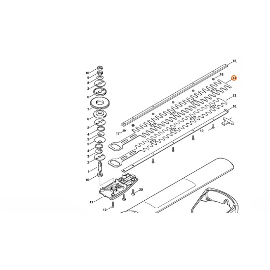 STIHL  Grzebień 6010 711 5715